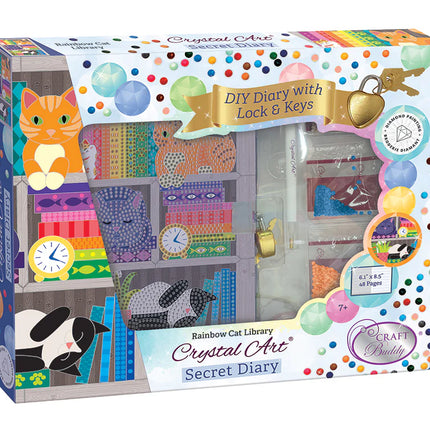 CA Secret Diary Kit: Rainbow Cat Library