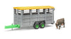 Cattle trailer + cow - bruder 02227