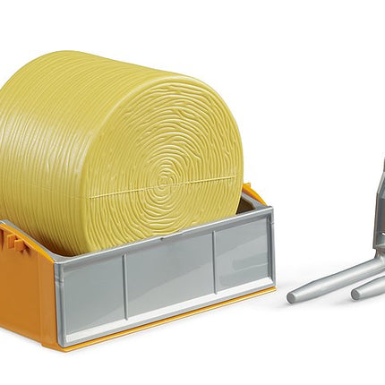 Accessoires : coffre de chargement pour tracteur et fourches - Bruder 02353