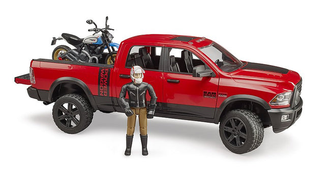 Ram 2500 power wagon avec ducati desert sled - bruder 02502