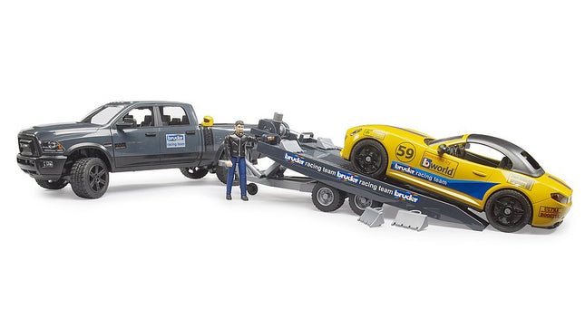 Ram power wagon et roadster bruder racing team - bruder 02504