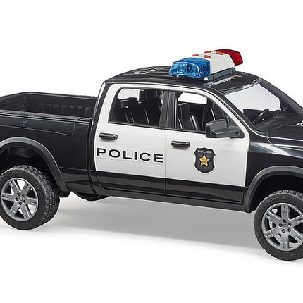 Pickup de police ram 2500 avec policier - bruder 02505