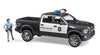 Pickup de police ram 2500 avec policier - bruder 02505