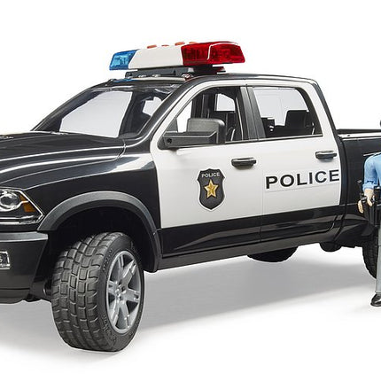 Pickup de police ram 2500 avec policier - bruder 02505