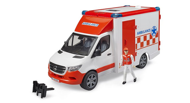 Véhicule ambulance mercedes benz sprinter - bruder 02676