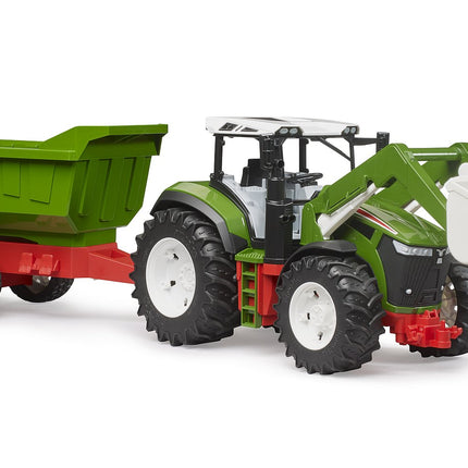 Roadmax tracteur avec chargeur avant et remorque basculante - Bruder 03452