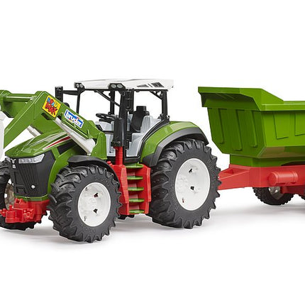 Roadmax tracteur avec chargeur avant et remorque basculante - Bruder 03452