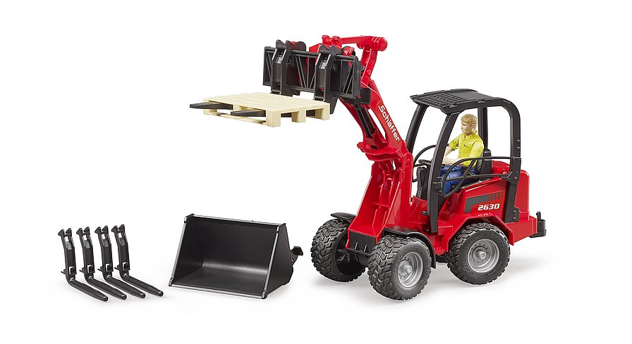 Schffer 2630 compact loader + acc. - bruder 02191