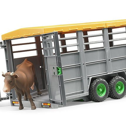 Cattle trailer + cow - bruder 02227