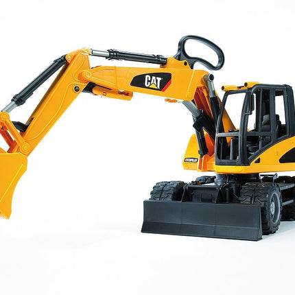 Pelle excavatrice sur pneus cat - bruder 02446