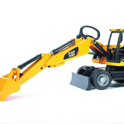 Pelle excavatrice sur pneus cat - bruder 02446
