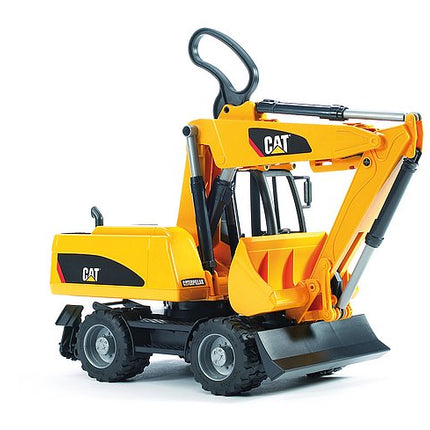 Pelle excavatrice sur pneus cat - bruder 02446
