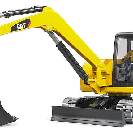 Mini pelleteuse cat avec personnage - bruder 02467