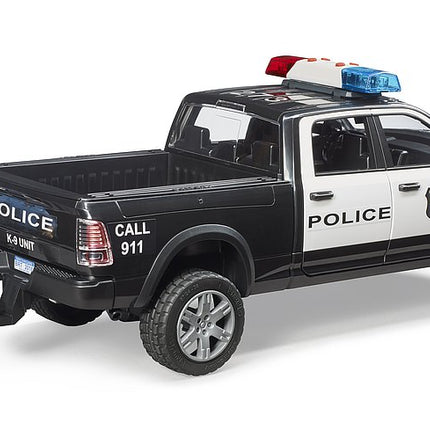 Pickup de police ram 2500 avec policier - bruder 02505
