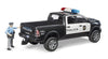 Pickup de police ram 2500 avec policier - bruder 02505