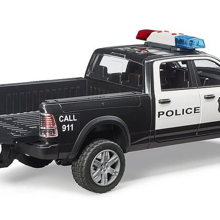 Pickup de police ram 2500 avec policier - bruder 02505