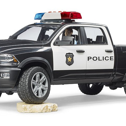 Pickup de police ram 2500 avec policier - bruder 02505