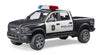 Pickup de police ram 2500 avec policier - bruder 02505