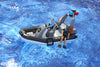 Police Ram 1500 with Bruder rescue boat 02507