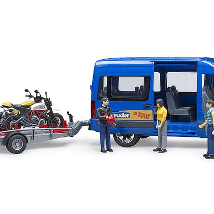 Mb sprinter transfer avec conducteur et passager - bruder 02670