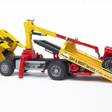 Man tga tow truck with off-road vehicle - bruder 02750