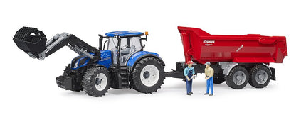New Holland T7.340 HD tractor with front loader - Bruder 03121