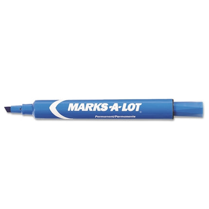 Marks-a-lot blue chisel marker