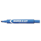 Marks-a-lot blue chisel marker