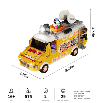 Lumibricks Équipe de graffeurs 575 PCS