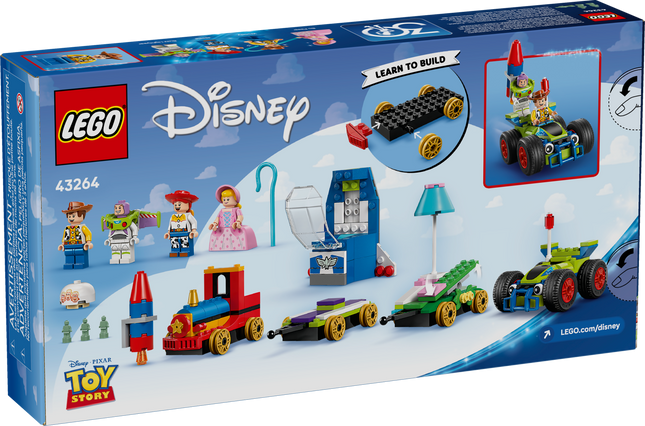 Lego Disney 43264 Le train en fête et la voiture RC de Toy Story