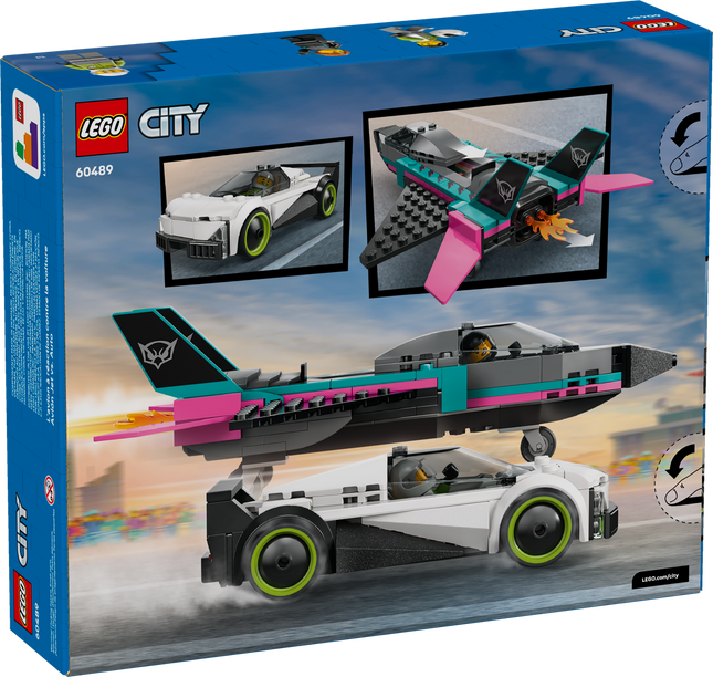 Lego City 60489 L’avion à réaction contre la voiture