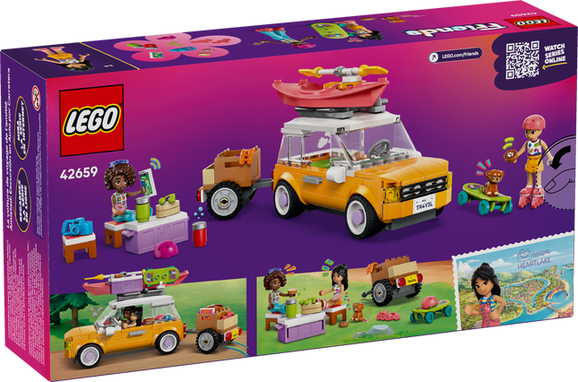 Lego Friends 42659 La voiture de voyage de l’amitié