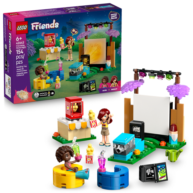 Lego Friends 42642 La soirée cinéma de l’amitié