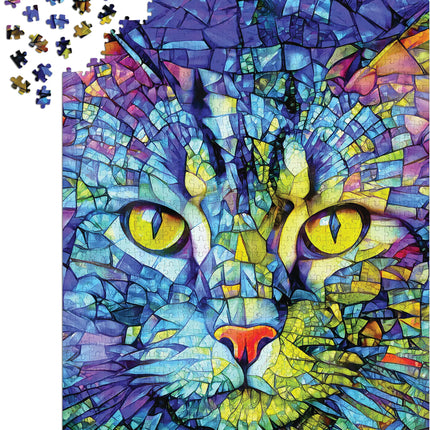 C-T 1000 Enjoy Fiona the Stained Glass Cat