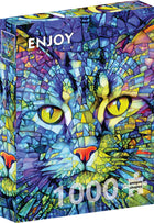 C-T 1000 Enjoy Fiona the Stained Glass Cat