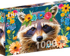 C-T 1000 Enjoy Floral Raccoon