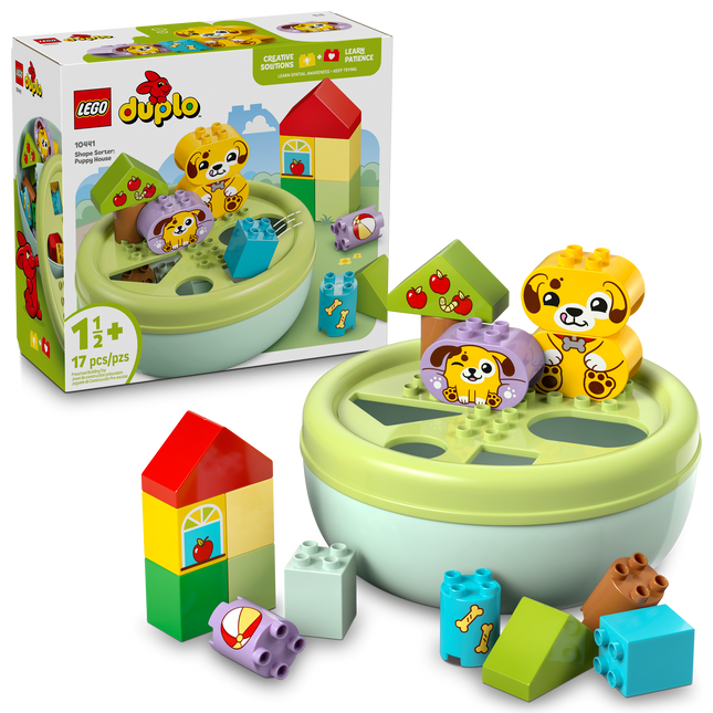 Lego Duplo 10441 Le trieur de formes : la niche du chiot