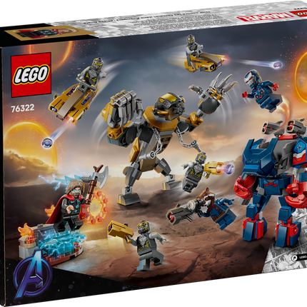 Lego Marvel 76322 Thor contre les Chitauri dans Avengers : Phase finale