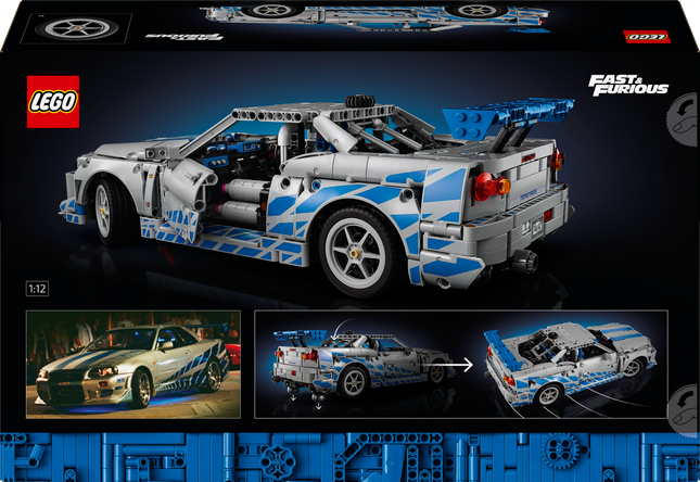 Lego Technic 42210 Voiture Nissan Skyline GT-R (R34) 2 Fast 2 Furious