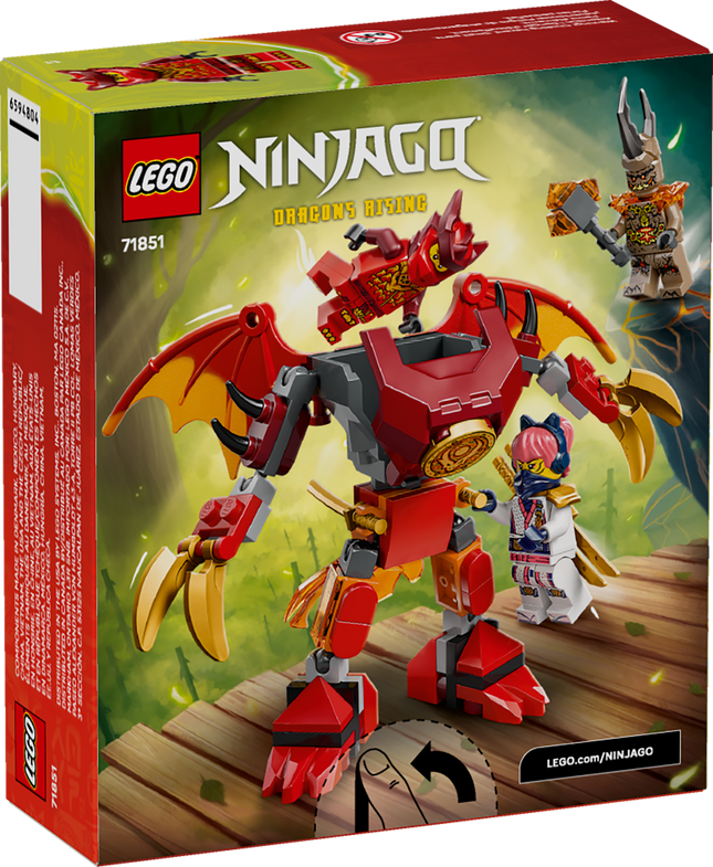 Lego Ninjago 71851 Ensemble de combat : le robot dragon de Kai