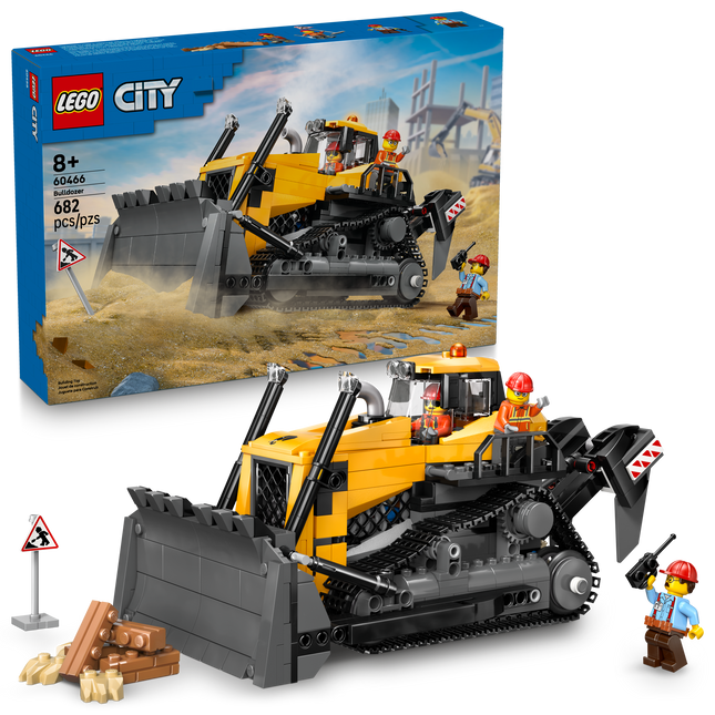 Lego City 60466 Le bulldozer jaune
