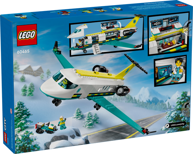 Lego City 60465 L’avion-ambulance d’urgence