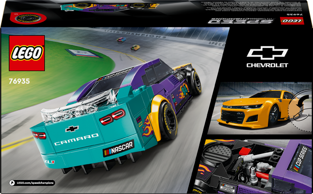 Lego speed champions nascar next gen chevrolet camaro zl1