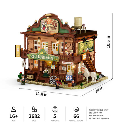 Lumibricks Old West Inn 2682PCS