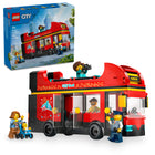 Lego city 60407 red double-decker sightseeing bus