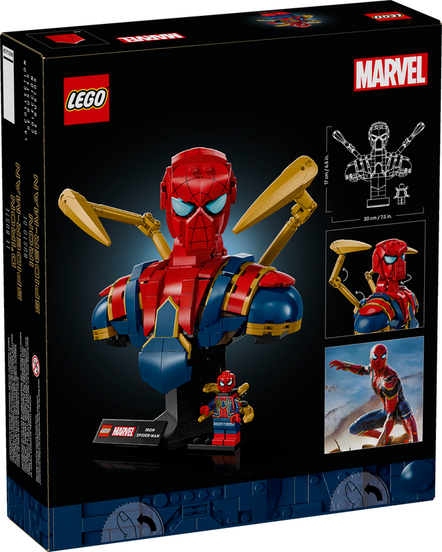 Lego 76326 Le buste d’Iron Spider-Man