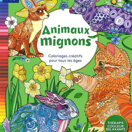 Cute Animals Creative Coloring Pages for All Ages