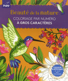 Beauté de la nature Coloriage par numéro à gros caractères