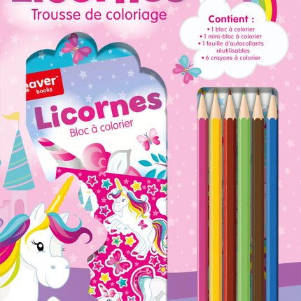 Licornes - Trousse de coloriage