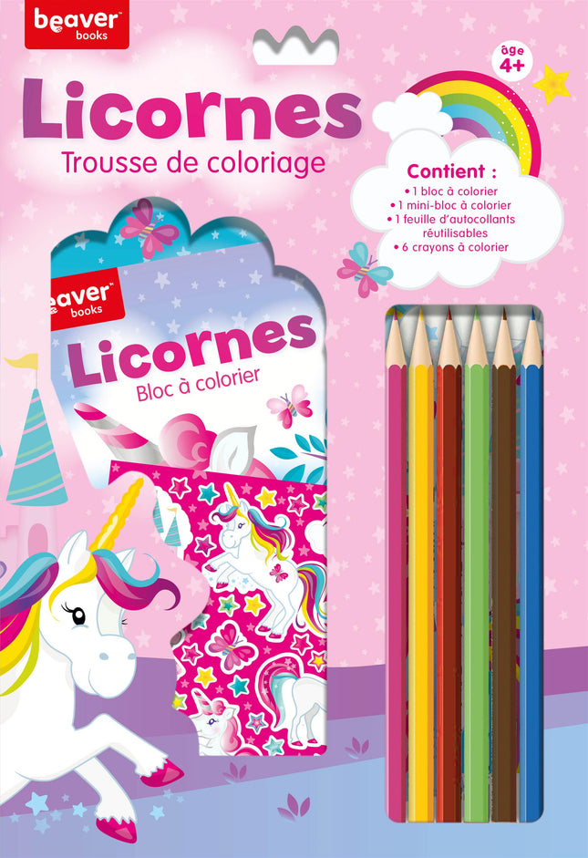 Unicorns - Coloring Kit